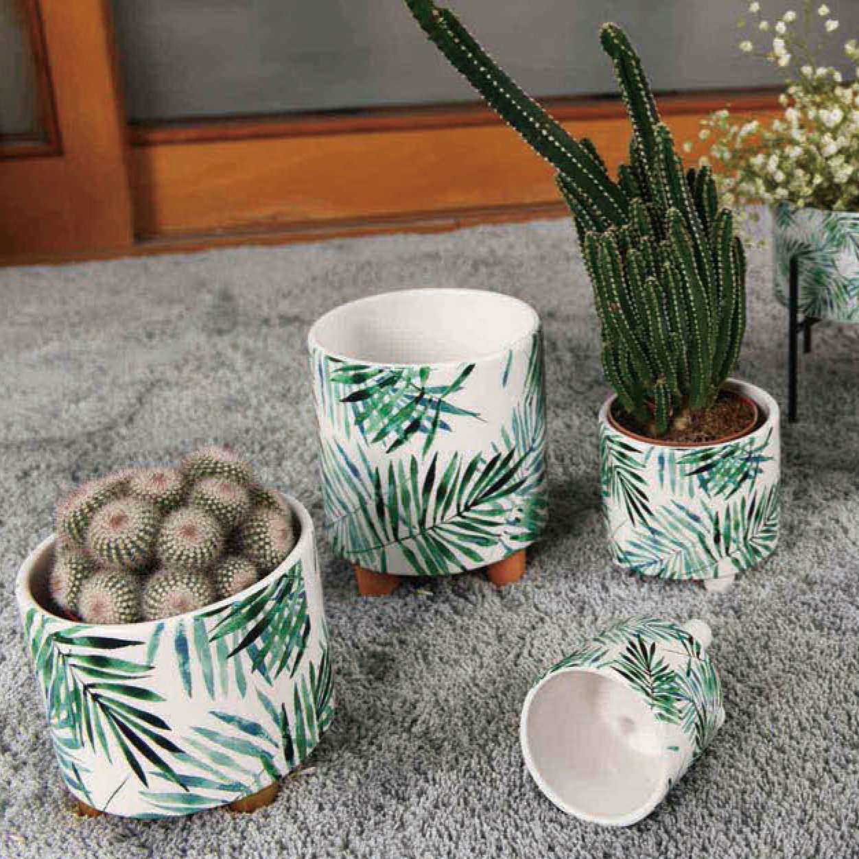 Custom High Quality Planter Small Round Ceramic Flower Pot