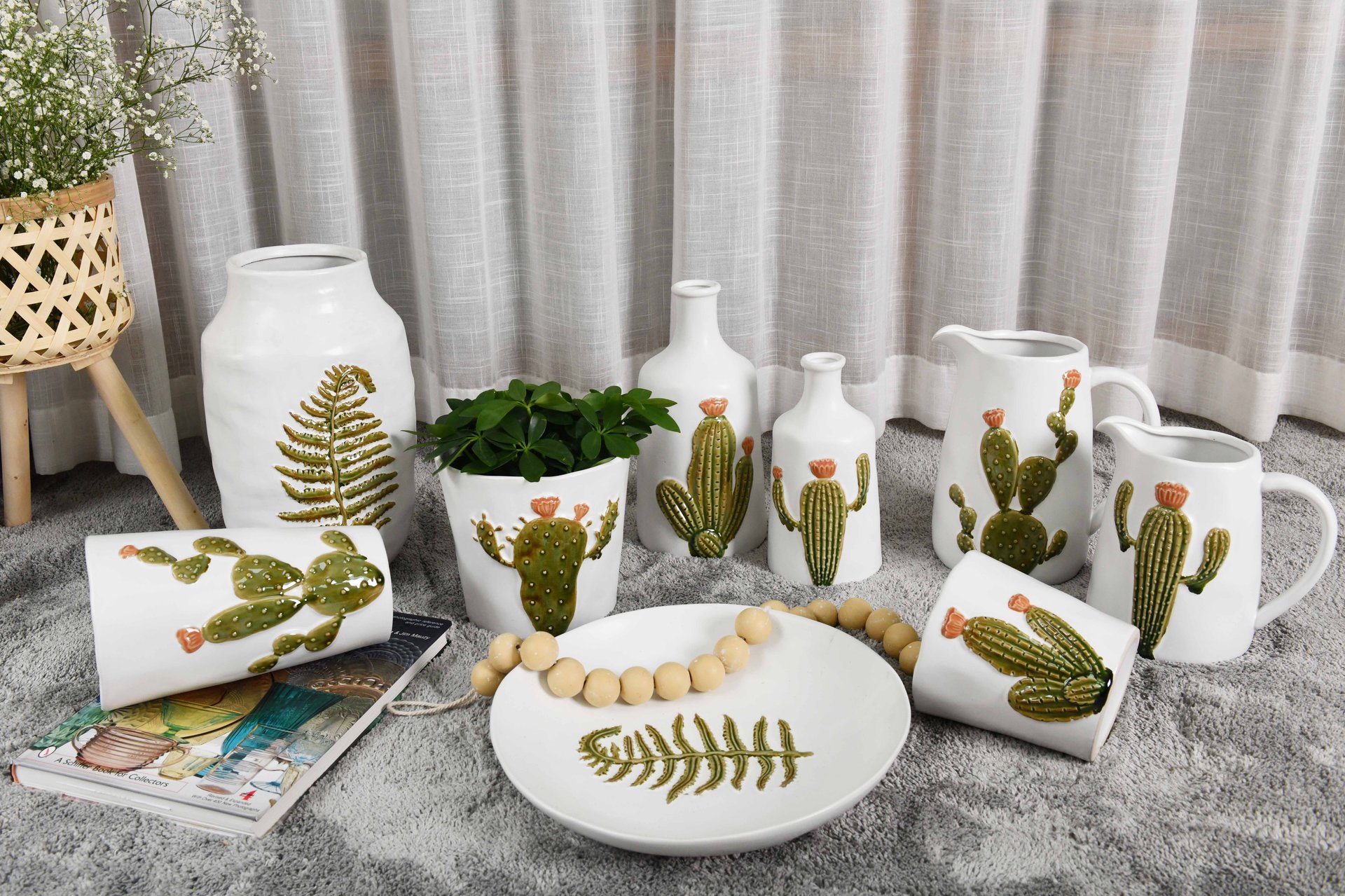 New Arrival Flower Pot Big Ceramic Plant Pots For Indoor Plants