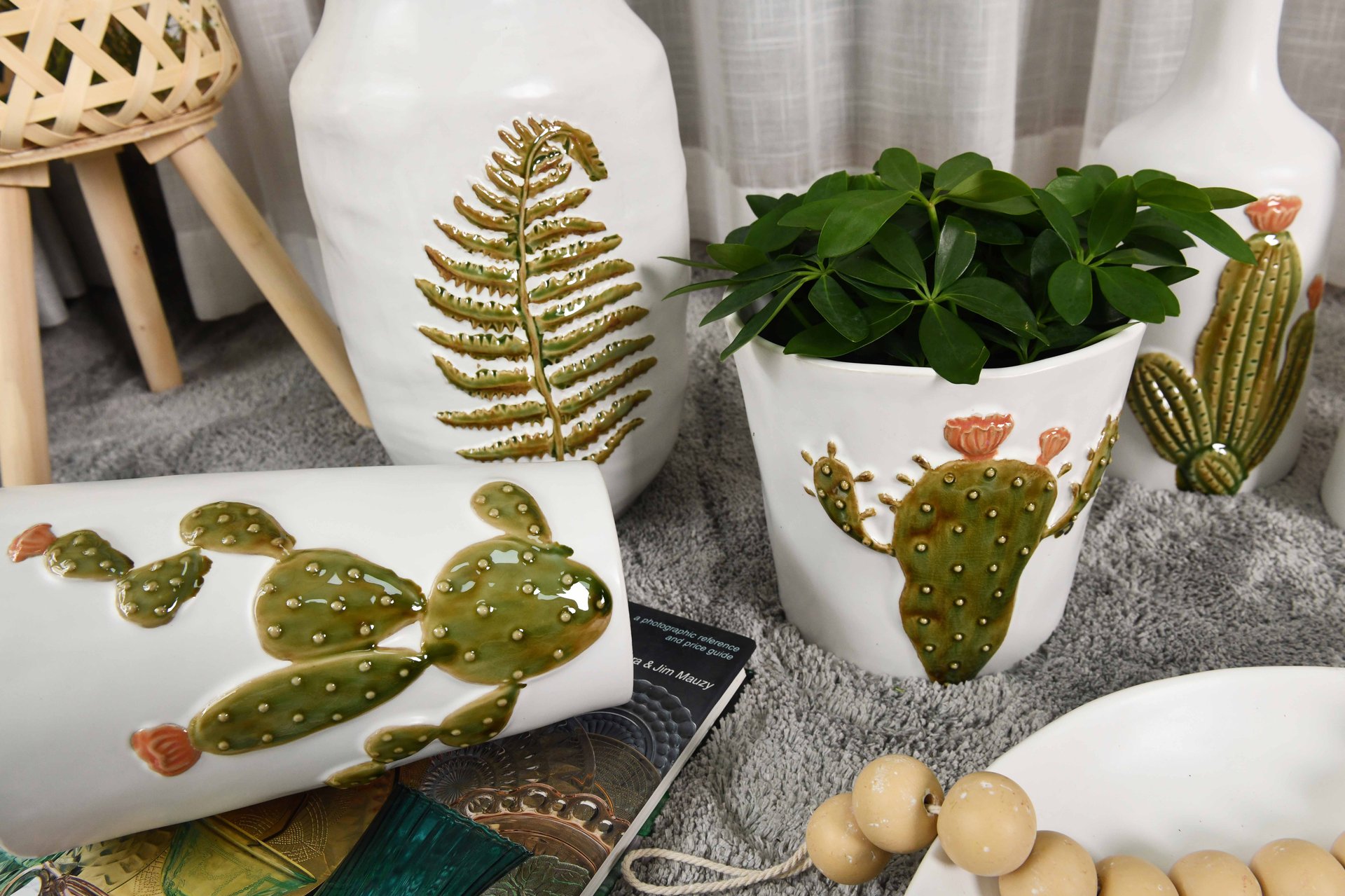 New Arrival Flower Pot Big Ceramic Plant Pots For Indoor Plants