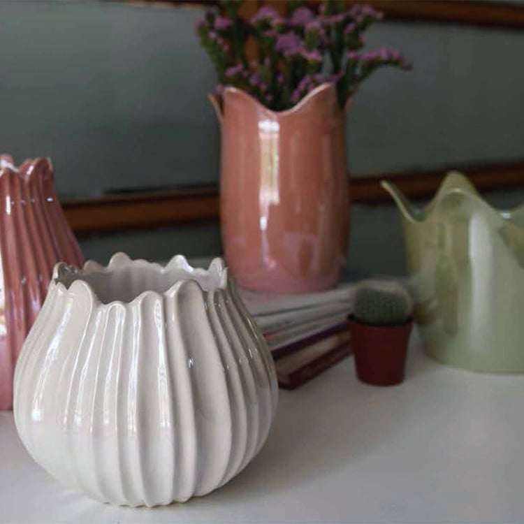 Succulent Plant Garden Supplies Flower Pot Ceramic Planters For Living Room