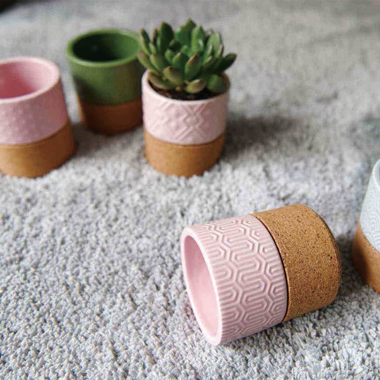 New Design Round Indoor Ceramic Planter Pot