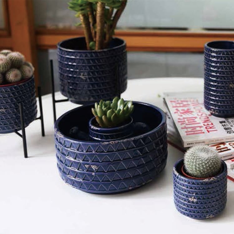 Nordic Mini Dolomite Planter Indoor Design Ceramic Flower Pot