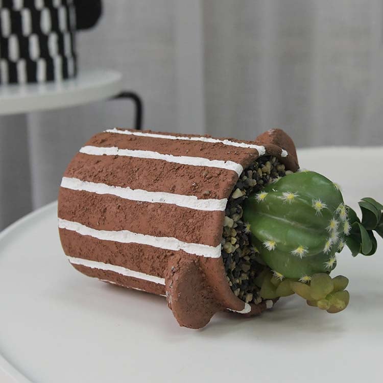 New Custom Garden Round Small Terracotta Planter Pot