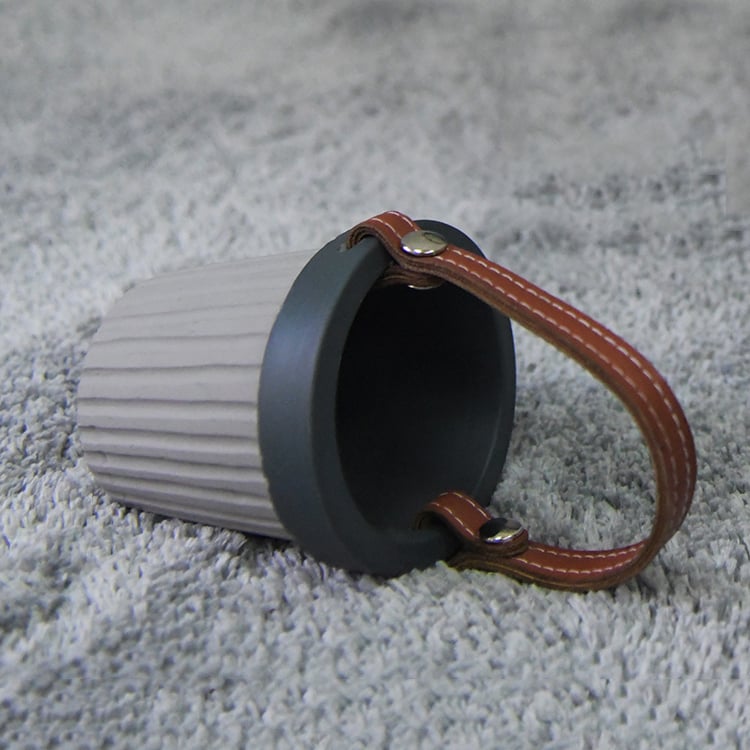 Make Planter Cement Flower Pot In Strip Design Nordic Simple Flowerpots