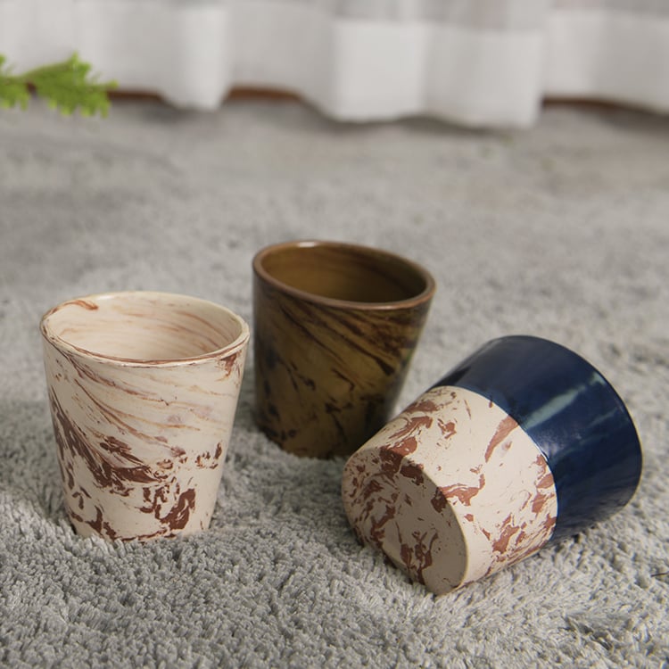 Custom Valentine's Day  Cartoon Heart Design Dolomite Ceramic Flower Pot