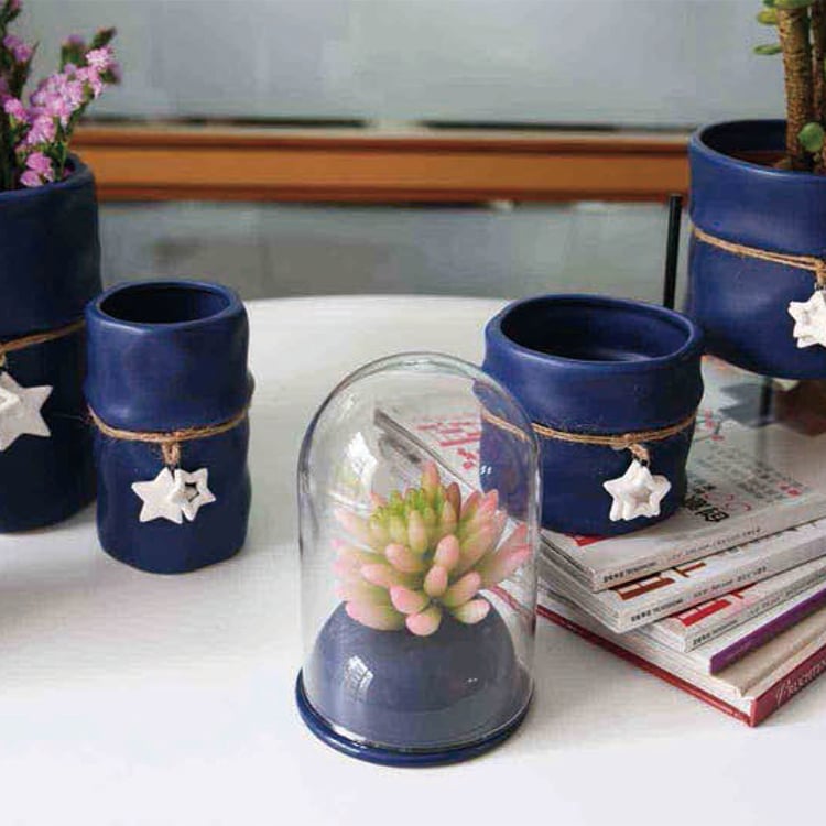 White Ceramic Planter Home Decoration Ceramic Pet Flower Pot