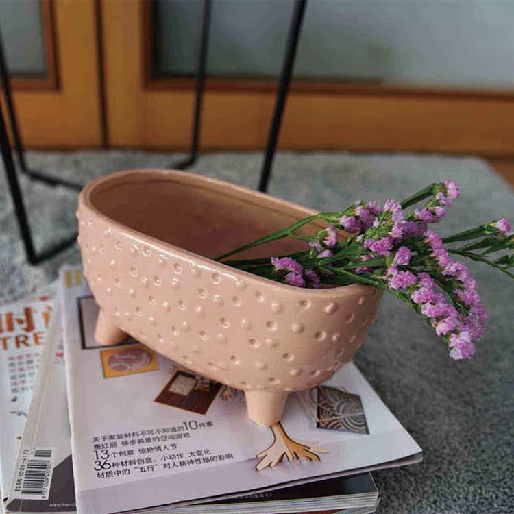 Ceramic Mounting Planter Pot Decal Flower Pots For Home Decor
