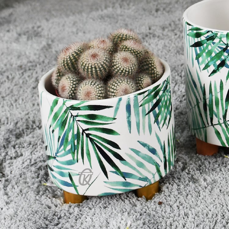 Ceramic Flowerpot Desktop Garden Balcony Simple European