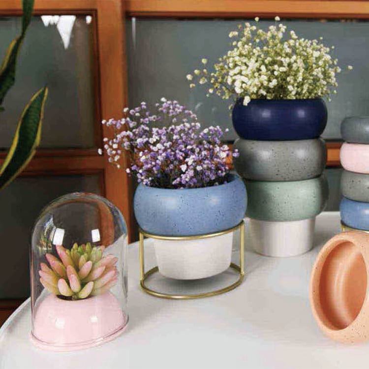 High Quality Modern Bowl Shaped Hotel Indoor Decoration Flower Planter Pots