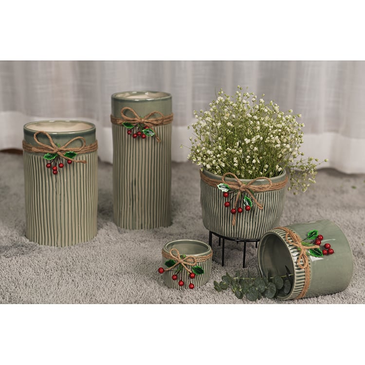 Creative Desktop Decoration Pattern Dolimite Flower Pots