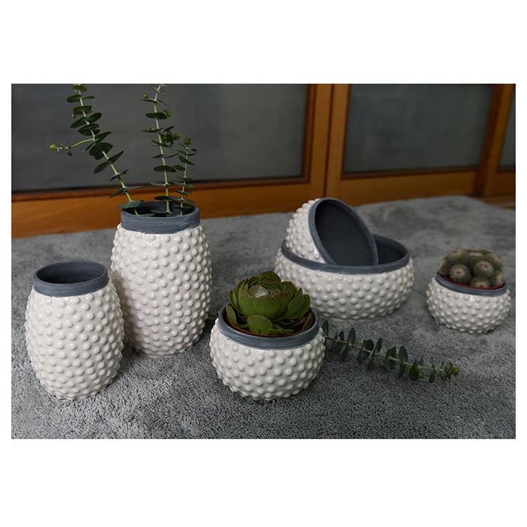 Most Popular Chines Vintage Succulent White Ceramic Planter Pots