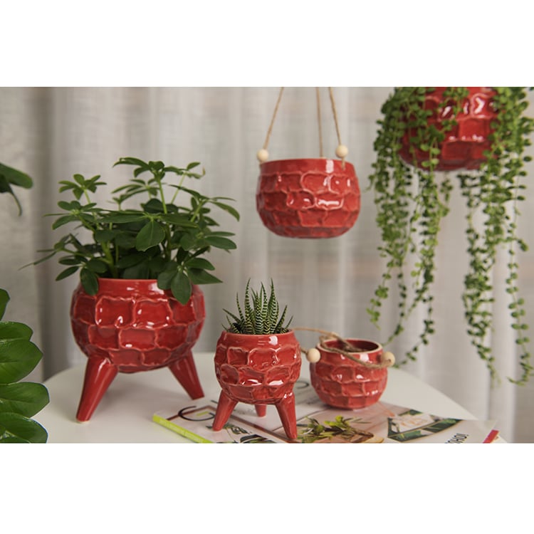 Outdoor Glazed Flower Plant Pot Pots Succulent Plants Ceramic Planter