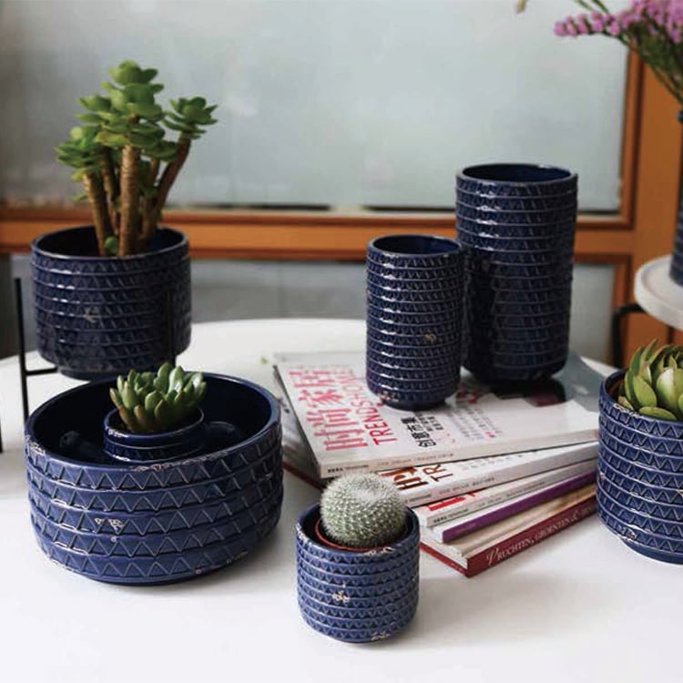 Nordic Mini Dolomite Planter Indoor Design Ceramic Flower Pot