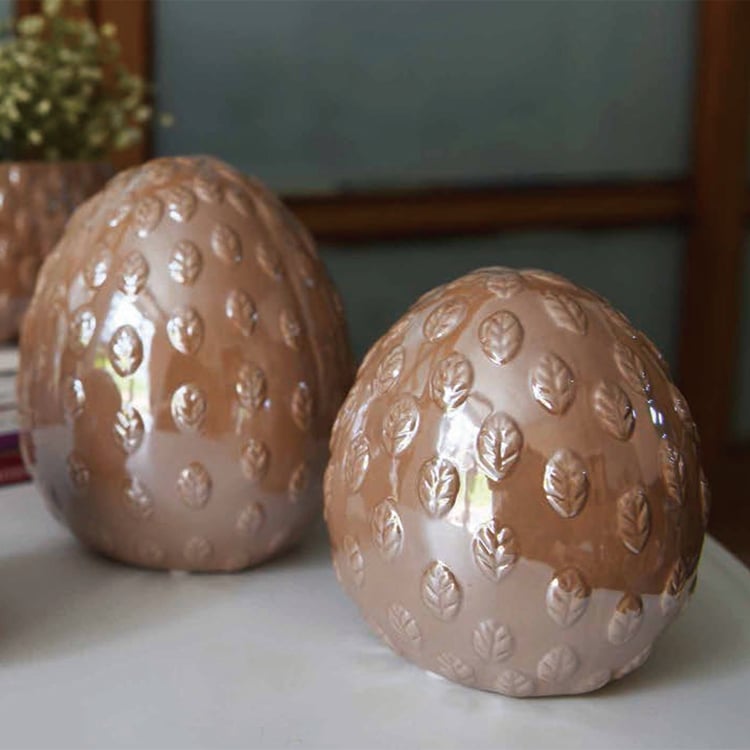 OEM Eggshell Plant Flowers Ceramic Flower Pot