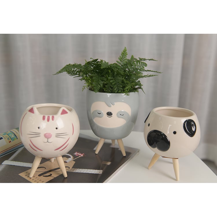 New Style animal  Ceramic Home Flower Pot Planter
