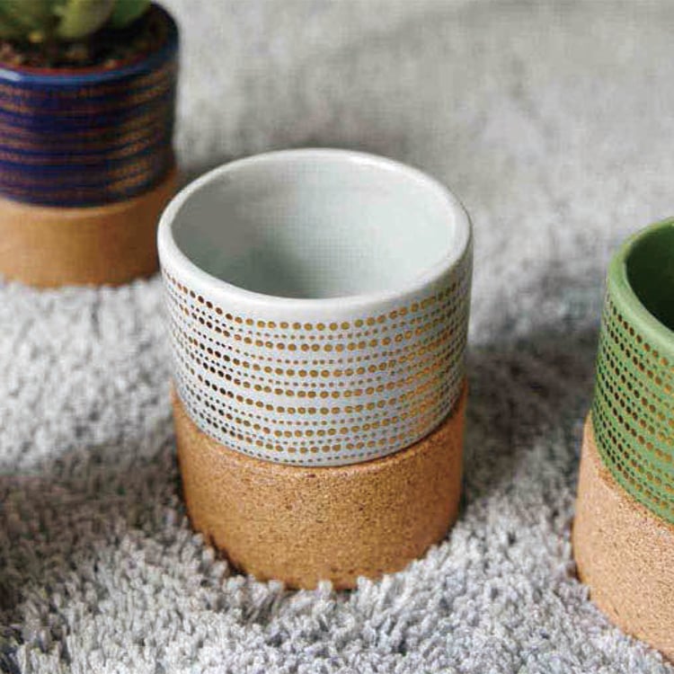 New Design Round Indoor Ceramic Planter Pot