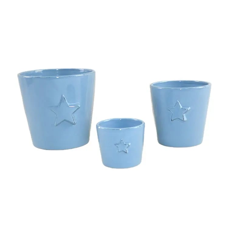 Nordic Plant Ceramic Planter Stand Decoration Garden Mini Flower Pot