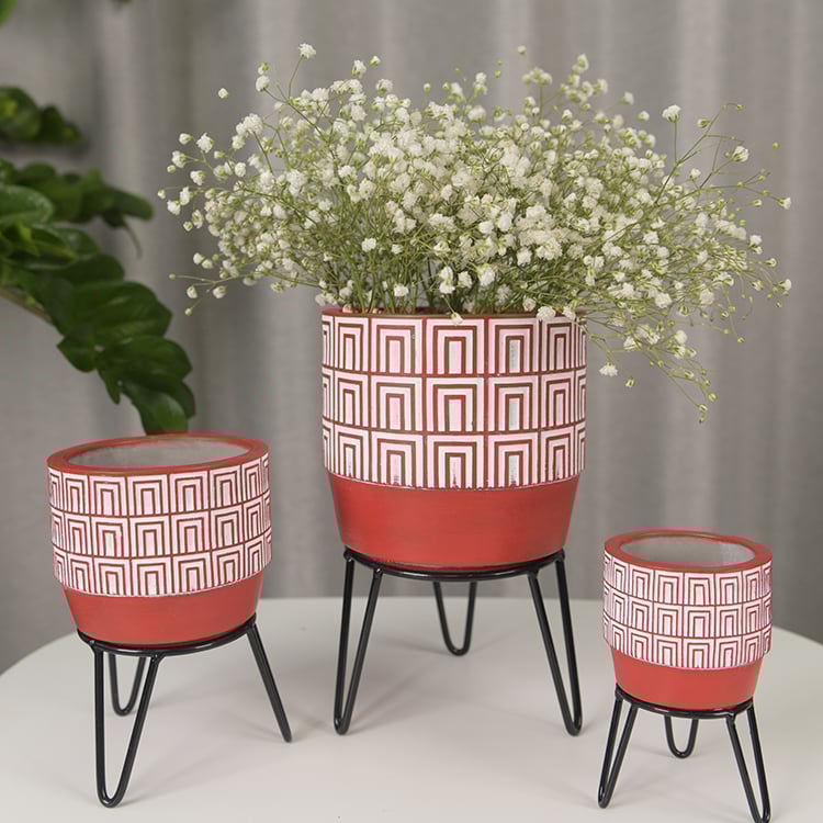 High Quality Cement Succulent Concrete Planter Pot Flower Pot