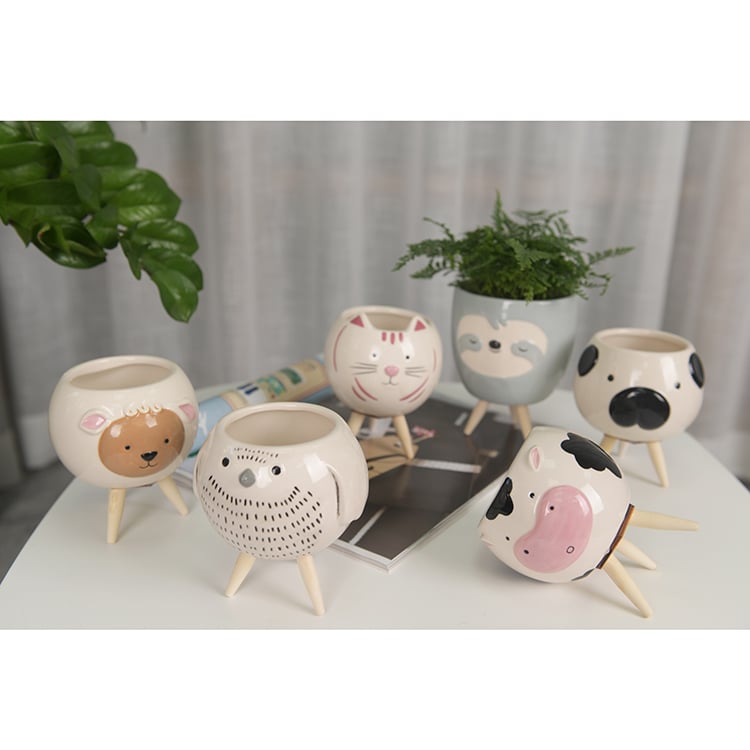 New Style animal  Ceramic Home Flower Pot Planter