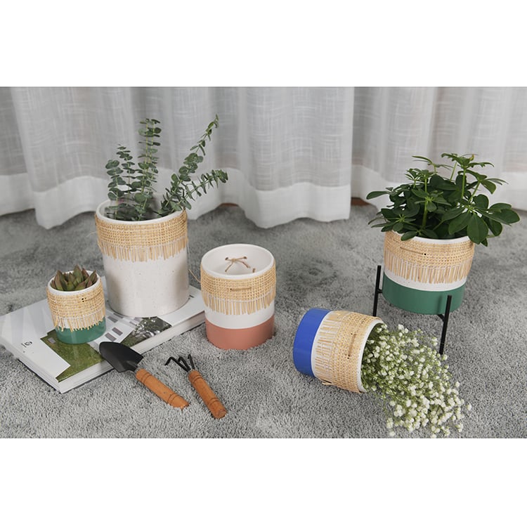 Ceramic Planter Glaze Ceramic Flower Pot Ceramic Planter Desktop Ornament