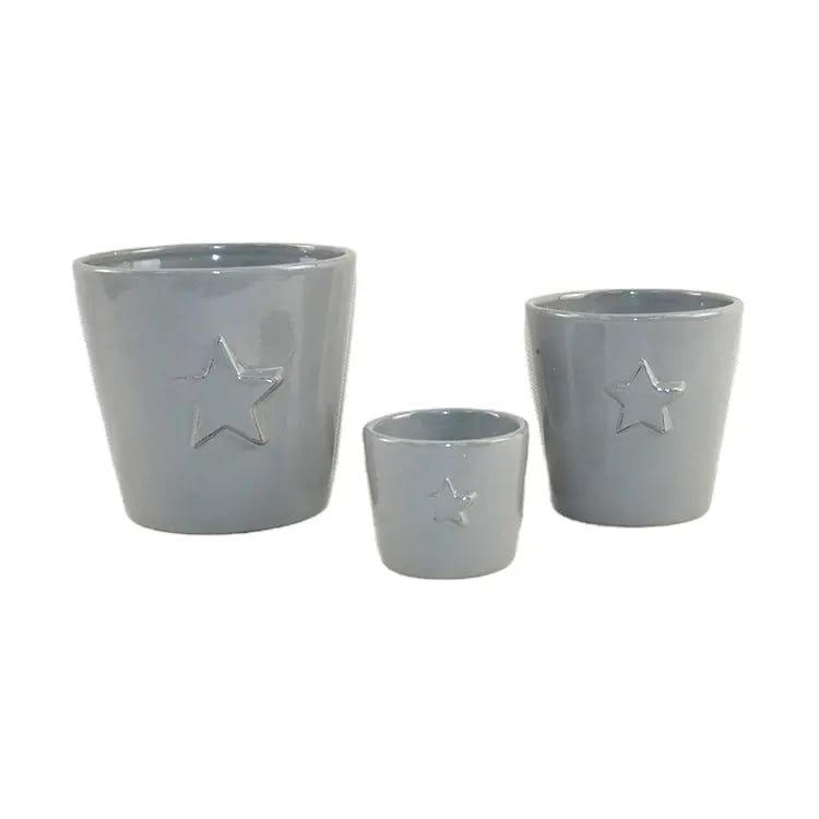 Nordic Plant Ceramic Planter Stand Decoration Garden Mini Flower Pot