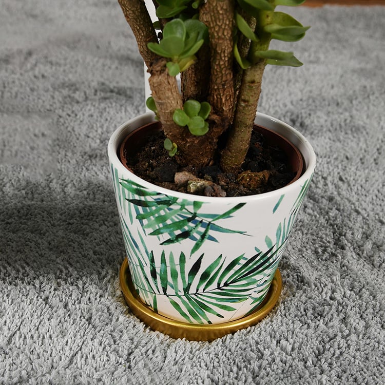 Ceramic Flowerpot Desktop Garden Balcony Simple European