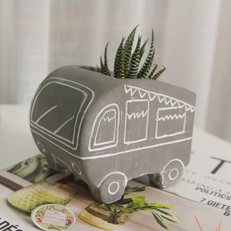 Cute Handmade Ceramic Planter Unique Decorative Plant Pot