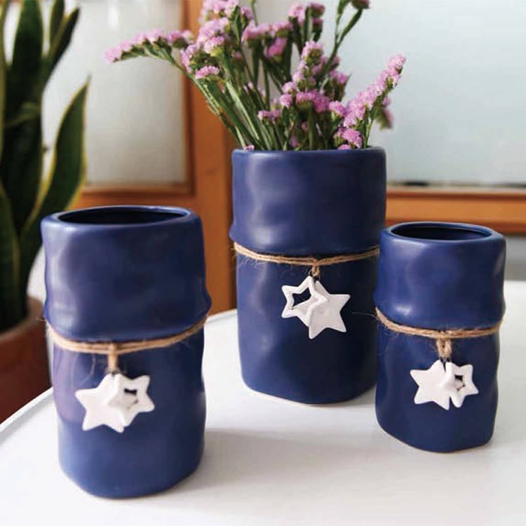 White Ceramic Planter Home Decoration Ceramic Pet Flower Pot