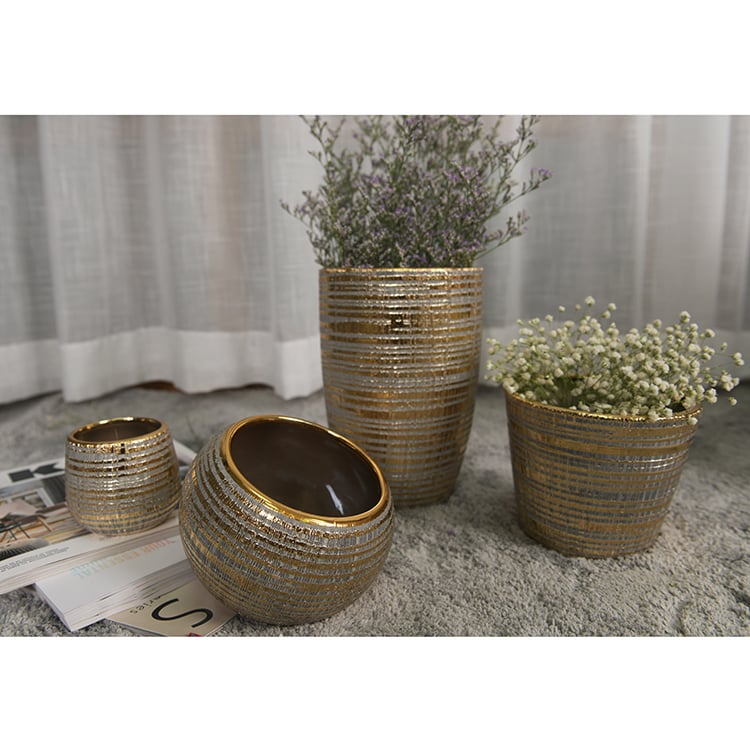 Unique Design Home Indoor Decor Ceramic Flower Plant Pot
