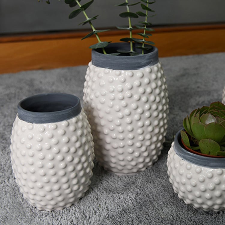 Most Popular Chines Vintage Succulent White Ceramic Planter Pots