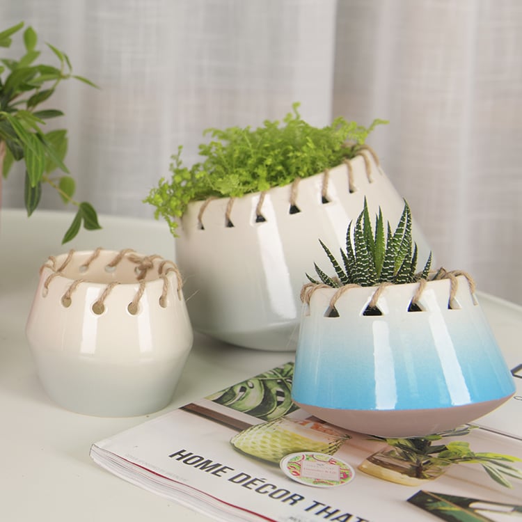Creative Newest Commodity Stoneware Ceramic Plant Pot