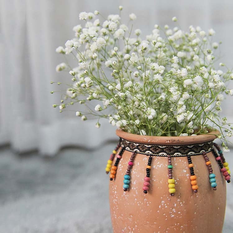 Painted Pots Modern Desktop Pot Terracotta Planter