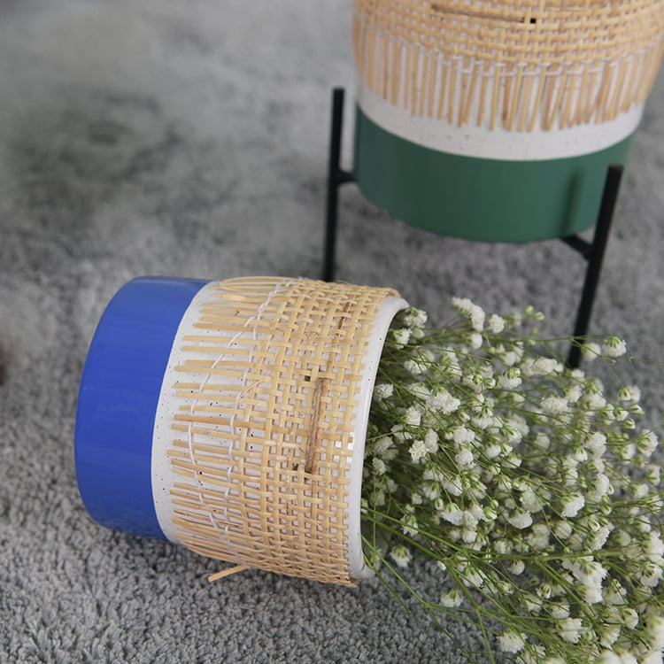 Ceramic Planter Glaze Ceramic Flower Pot Ceramic Planter Desktop Ornament