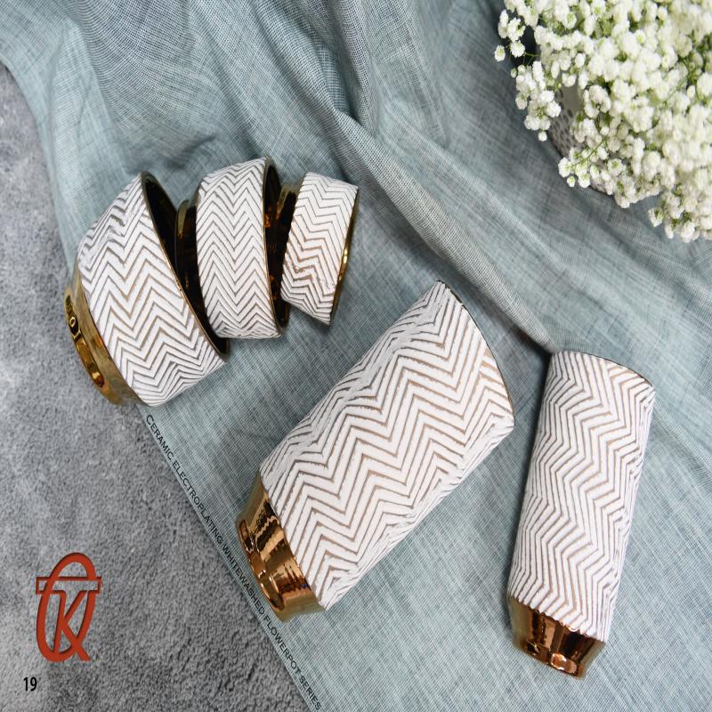 Unique Design Home Indoor Decor Ceramic Flower Plant Pot