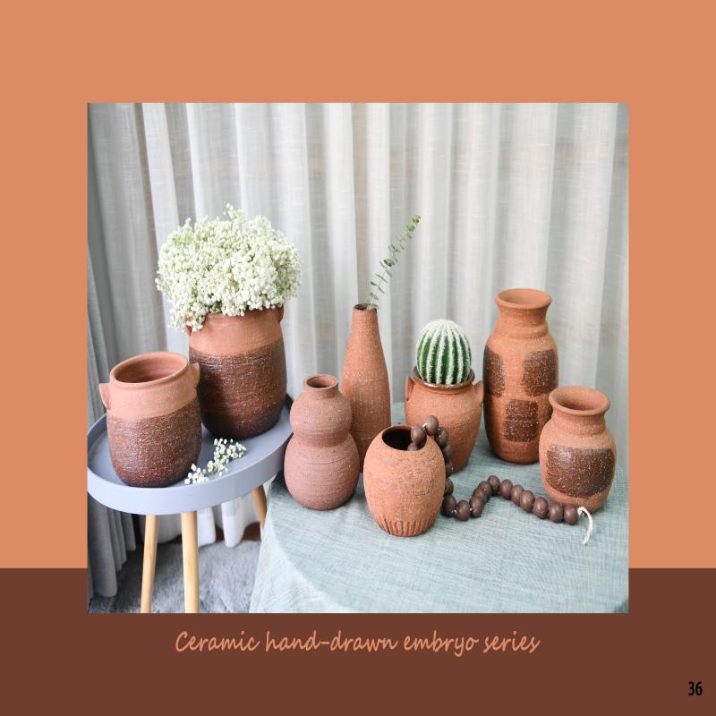 Customized Ceramic Hand-Drawm Embryo Series