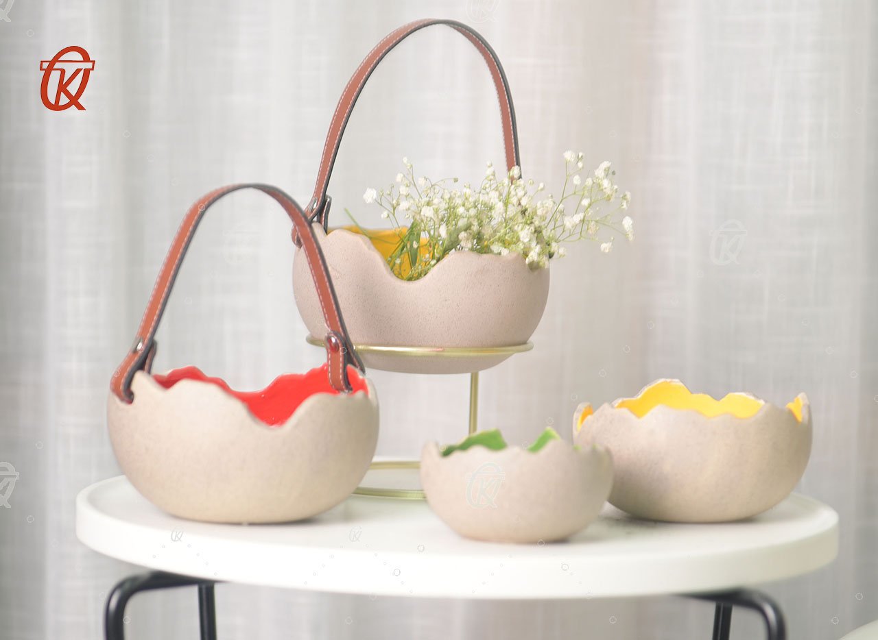 home indoor decor ceramic flower plant pot